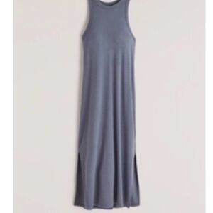 Abercrombie & Fitch Scuba Knit Midi Dress